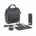 Mochila de Maternidade Lassig Glam Goldie na cor antracite, fotografia 1 de 8 do produto