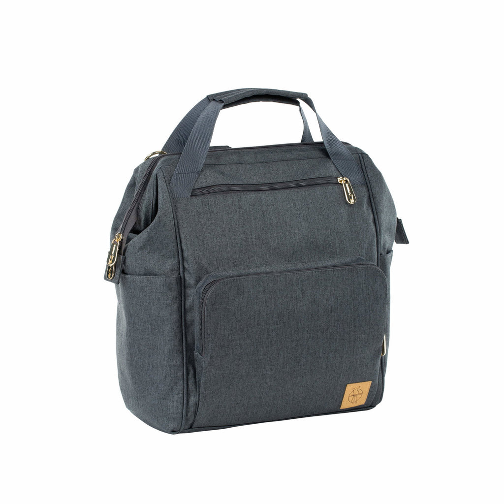 Mochila de Maternidade Lassig Glam Goldie na cor antracite, fotografia 3 de 8 do produto