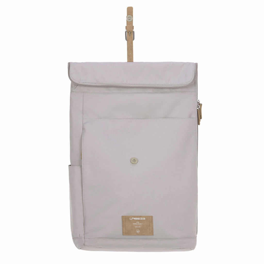Mochila de Maternidade Lassig Rolltop na cor cinzento, fotografia 6 de 8 do produto