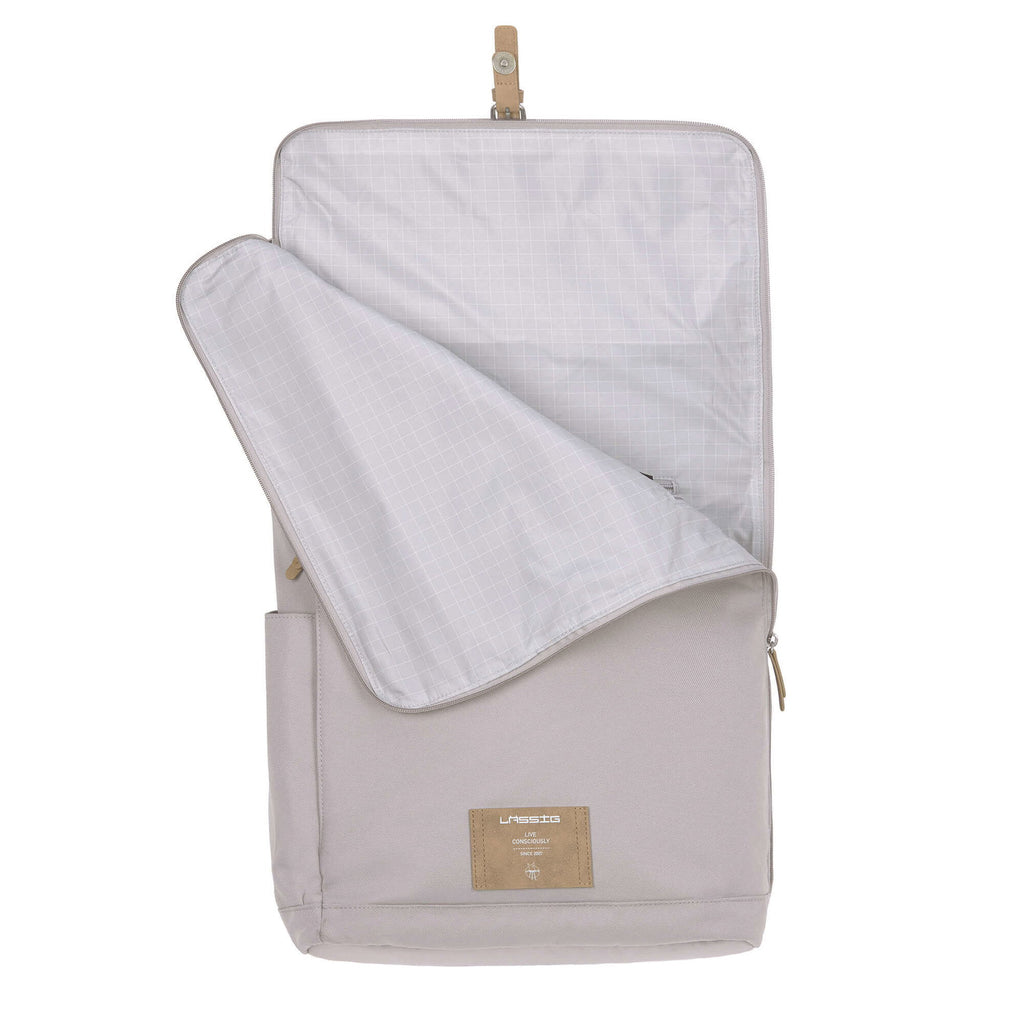 Mochila de Maternidade Lassig Rolltop na cor cinzento, fotografia 8 de 8 do produto