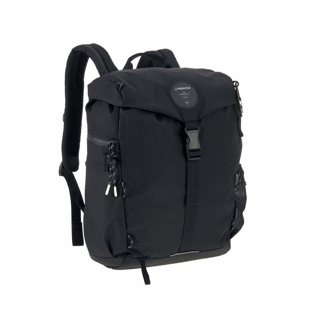 Mochila de Maternidade Lassig Outdoor na cor preto, fotografia 4 de 8 do produto