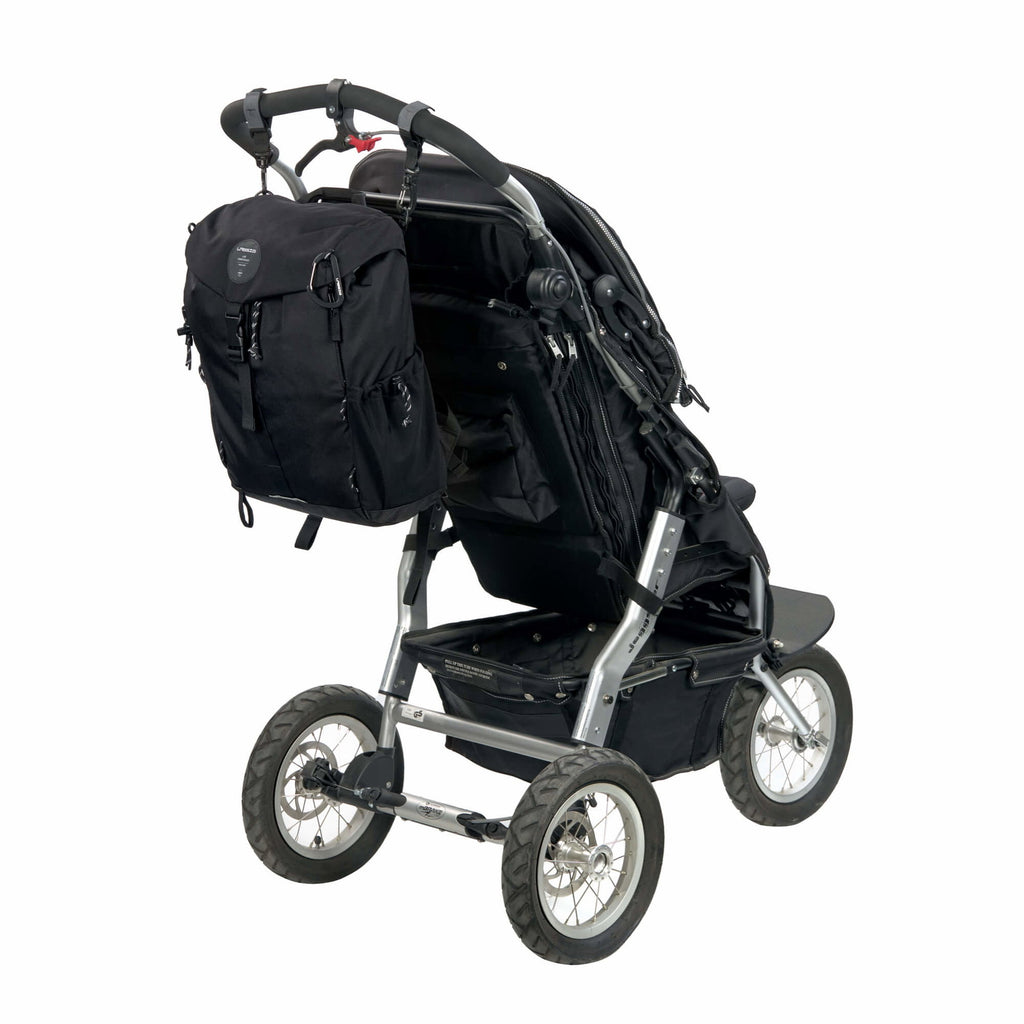 Mochila de Maternidade Lassig Outdoor na cor preto, fotografia 6 de 8 do produto