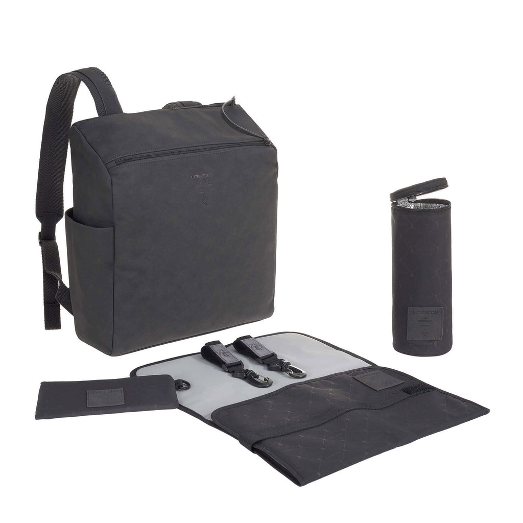 Mochila de Maternidade Lassig Tender na cor antracite, fotografia 1 de 8 do produto