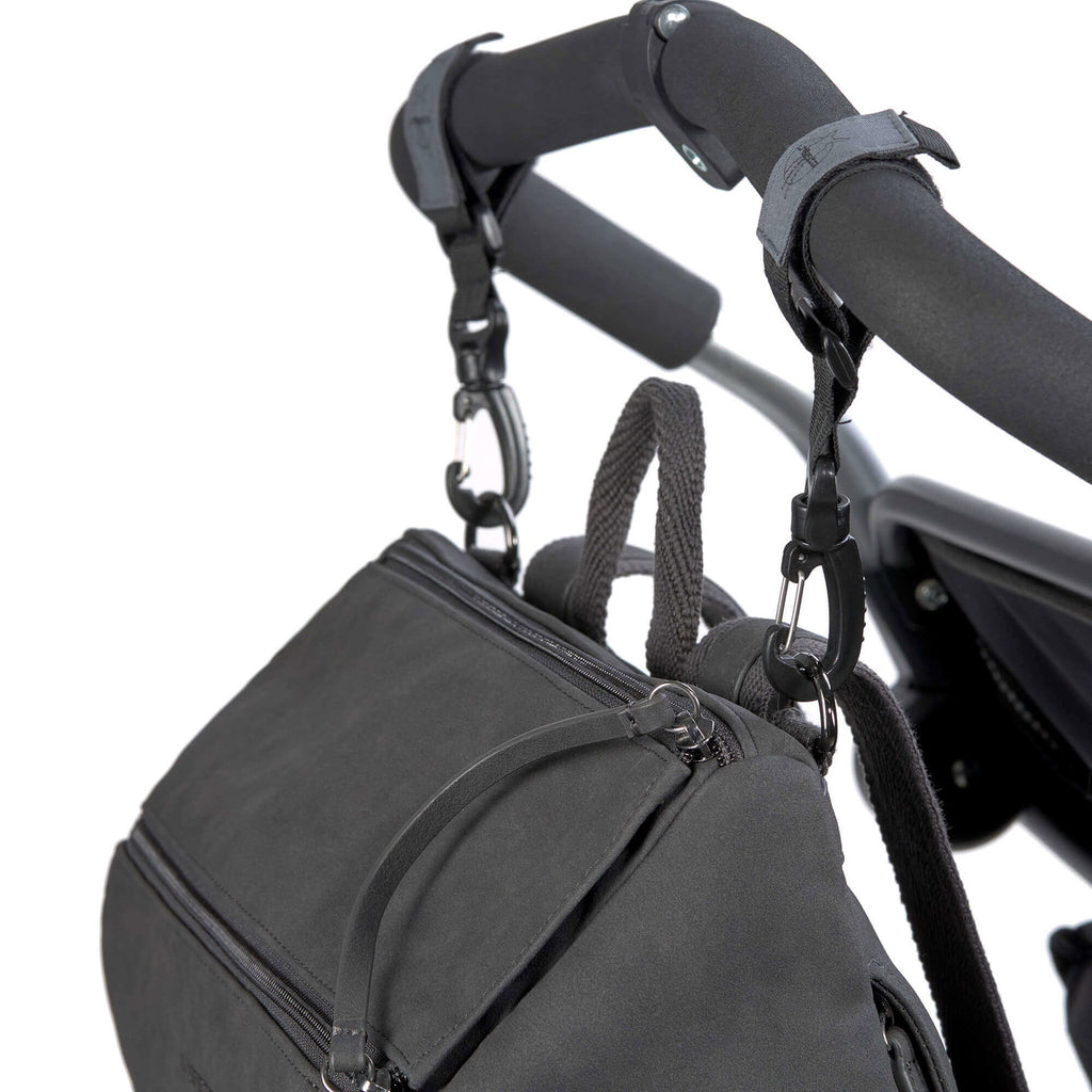 Mochila de Maternidade Lassig Tender na cor antracite, fotografia 5 de 8 do produto