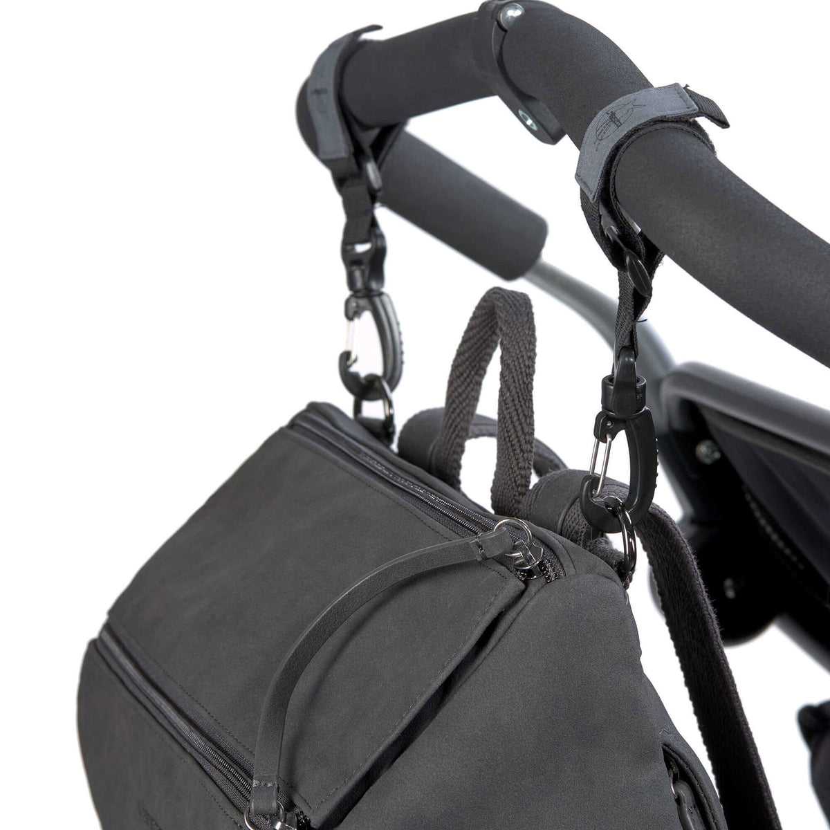 Mochila de Maternidade Lassig Tender na cor antracite, fotografia 5 de 8 do produto