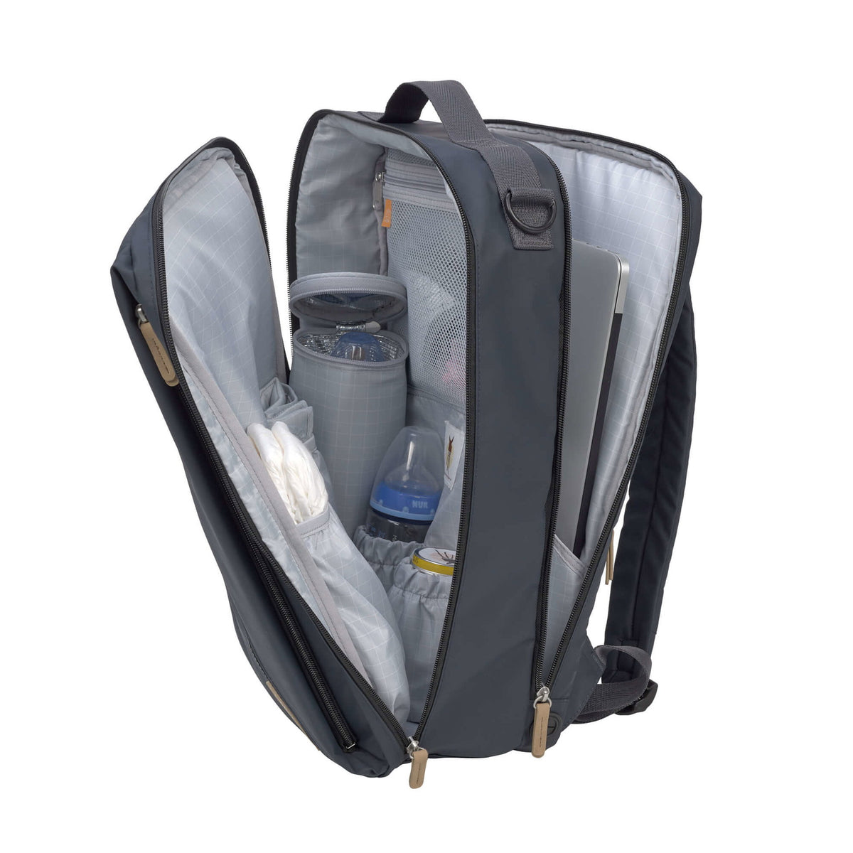 Mochila de Maternidade Lassig Tidy Talent na cor azul escuro, fotografia 4 de 8 do produto