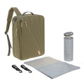 Mochila de Maternidade Lassig Tidy Talent na cor verde oliva, fotografia 1 de 8 do produto