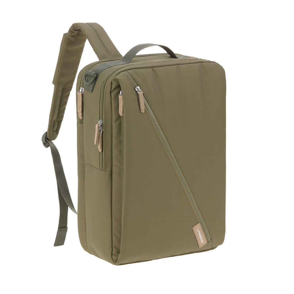 Mochila de Maternidade Lassig Tidy Talent na cor verde oliva, fotografia 4 de 8 do produto