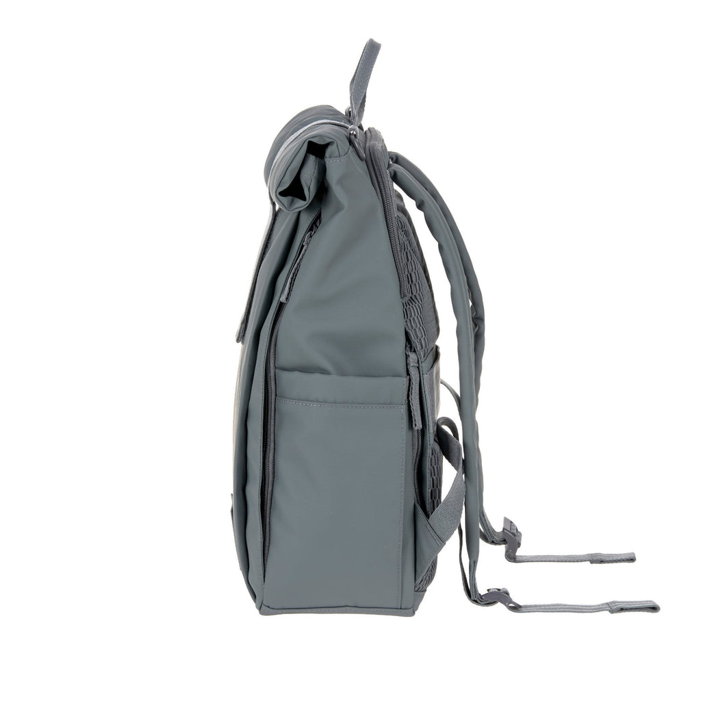 Mochila de Maternidade Lassig Rolltop Up na cor antracite, fotografia 7 de 8 do produto