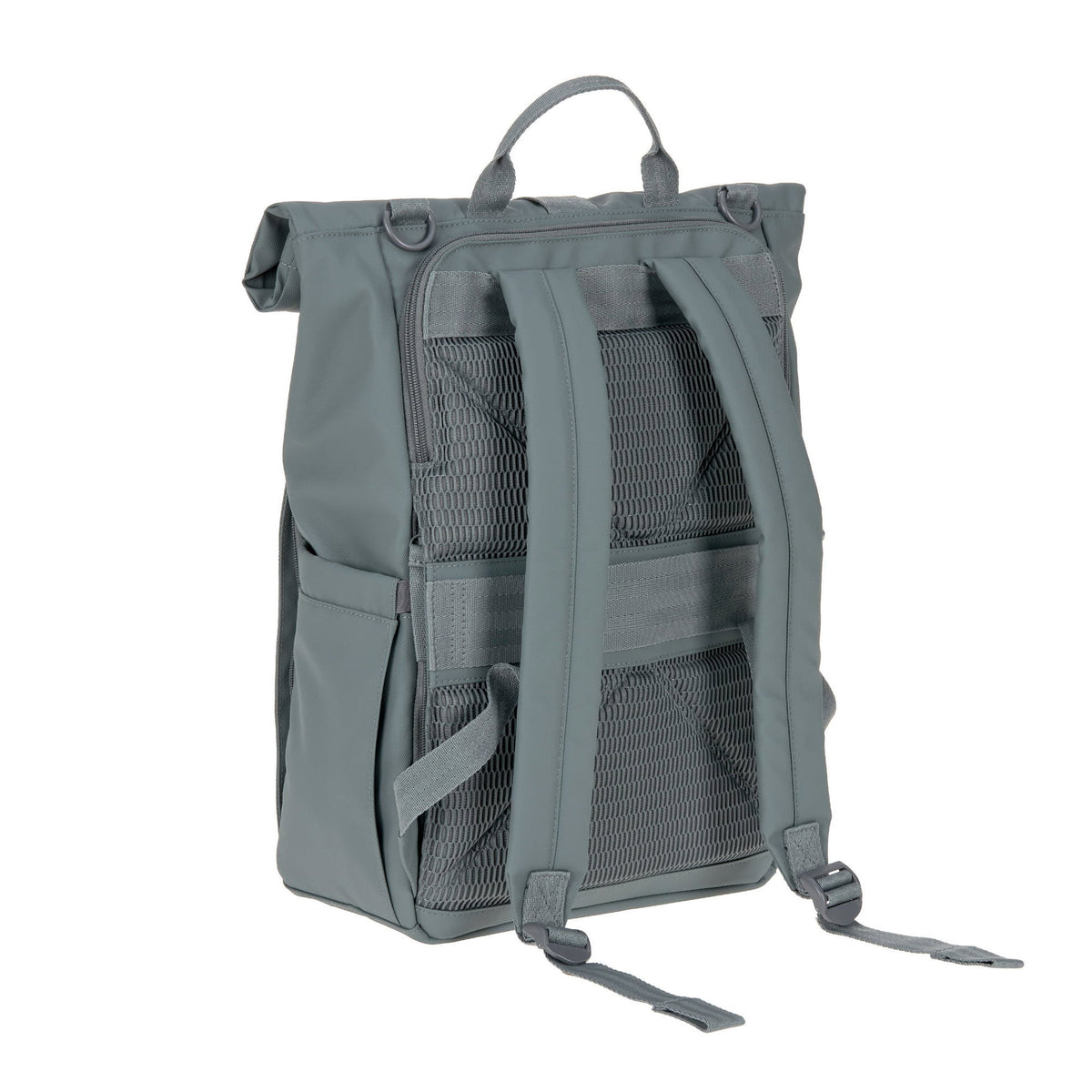 Mochila de Maternidade Lassig Rolltop Up na cor antracite, fotografia 8 de 8 do produto