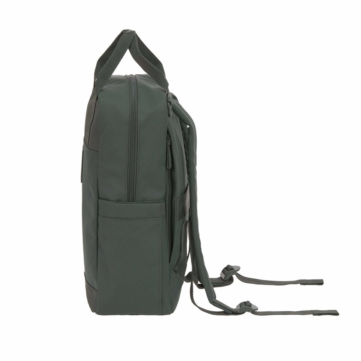 Mochila de Maternidade Lassig Vividal na cor verde oliva escuro, fotografia 7 de 8 do produto