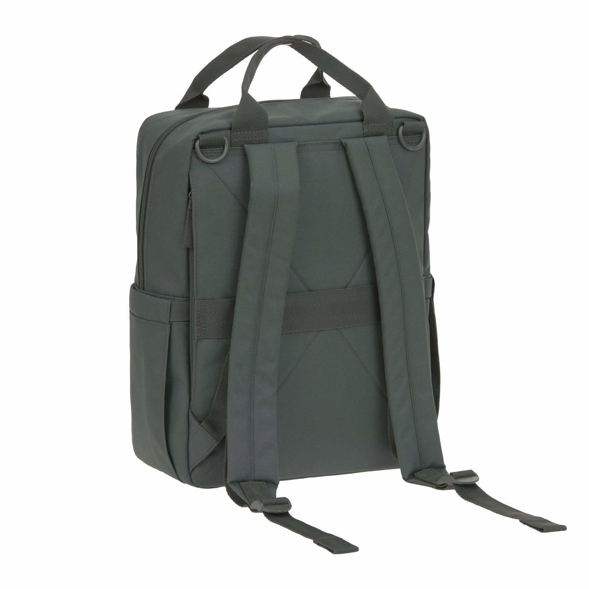 Mochila de Maternidade Lassig Vividal na cor verde oliva escuro, fotografia 8 de 8 do produto
