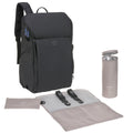 Mochila de Maternidade Lassig Slender Up na cor preto, fotografia 1 de 8 do produto