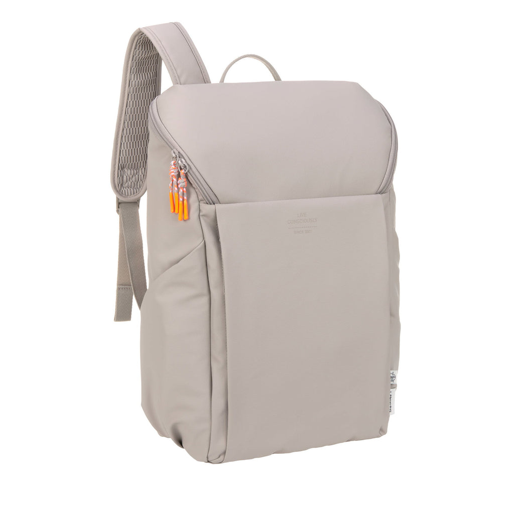 Mochila de Maternidade Lassig Slender Up na cor taupe, fotografia 3 de 8 do produto