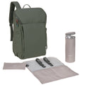 Mochila de Maternidade Lassig Slender Up na cor verde oliva, fotografia 1 de 7 do produto