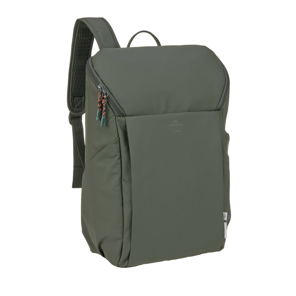 Mochila de Maternidade Lassig Slender Up na cor verde oliva, fotografia 5 de 7 do produto