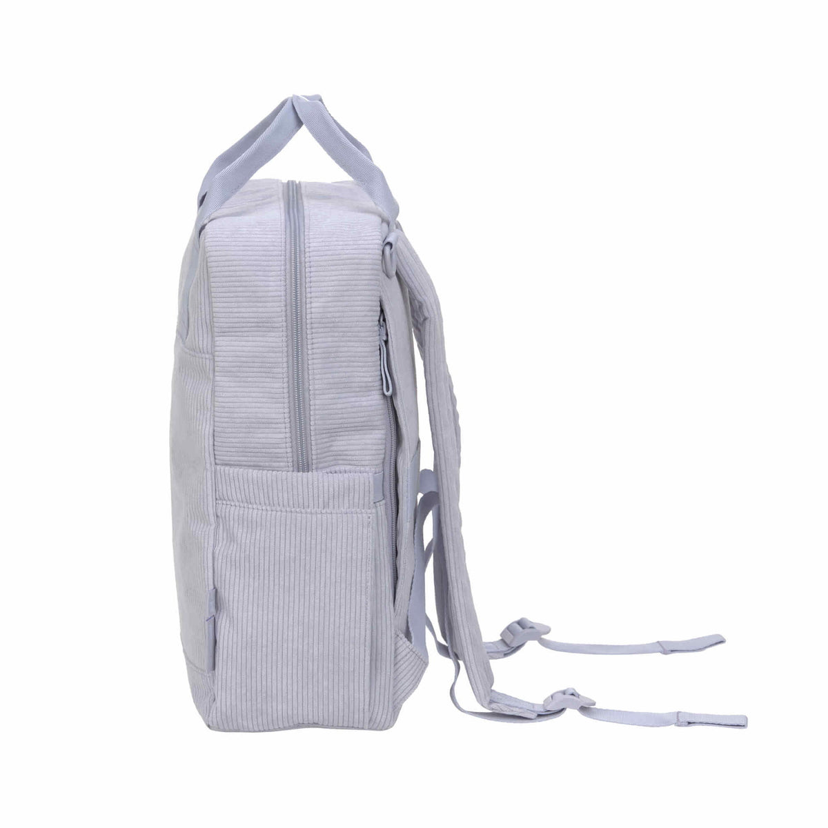 Mochila de Maternidade Lassig Vividal Bombazina na cor lilás, fotografia 5 de 8 do produto
