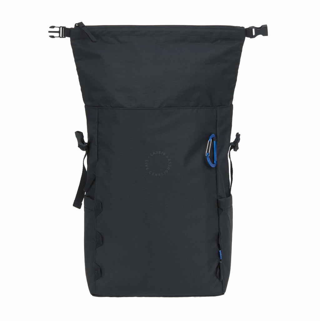 Mochila de Maternidade Lassig Outdoor Rolltop na cor preto, fotografia 5 de 8 do produto