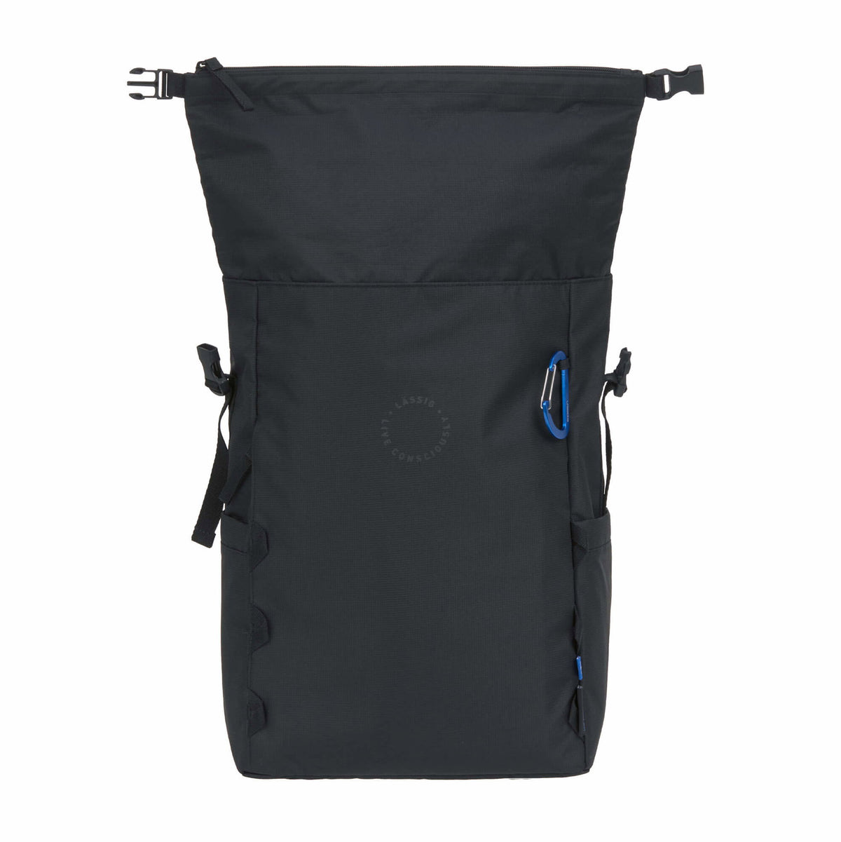 Mochila de Maternidade Lassig Outdoor Rolltop na cor preto, fotografia 5 de 8 do produto