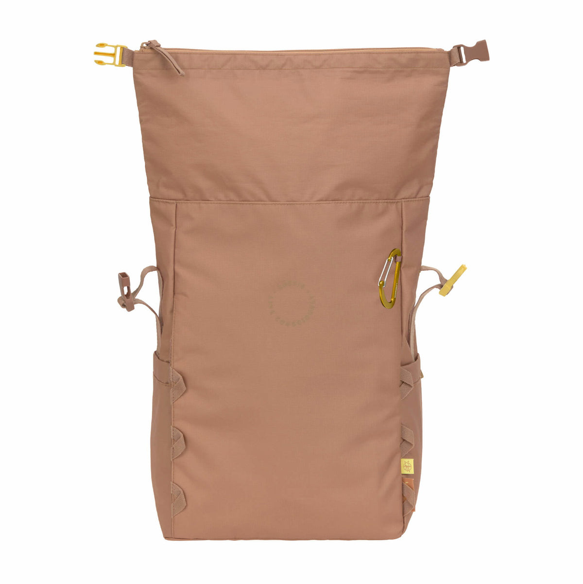 Mochila de Maternidade Lassig Outdoor Rolltop na cor amêndoa, fotografia 4 de 8 do produto