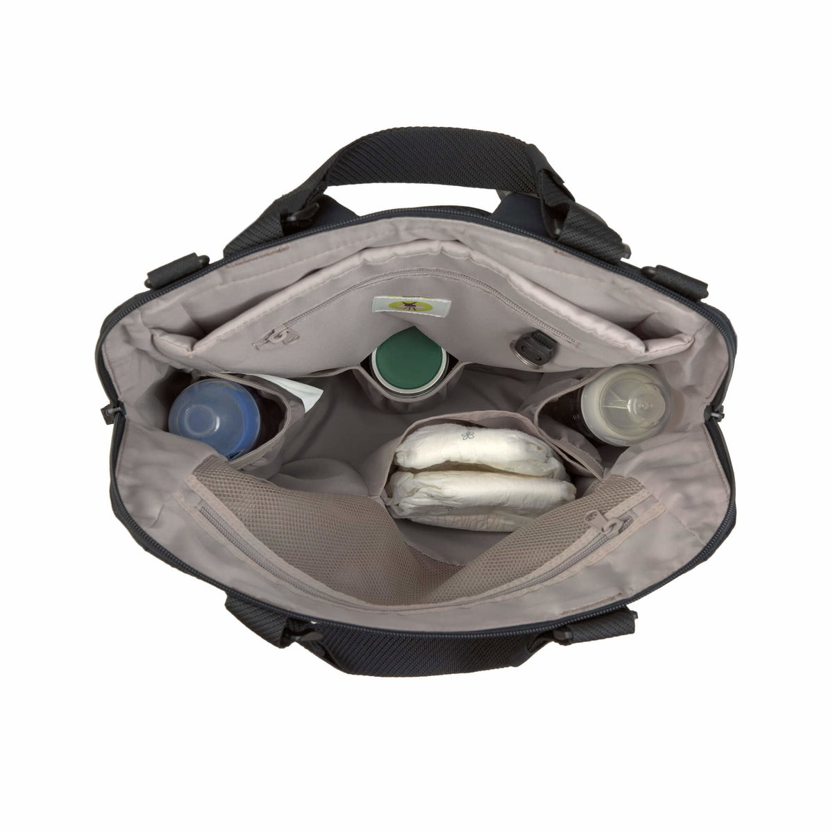 Mochila de Maternidade Lassig Conversion na cor preto, fotografia 5 de 8 do produto