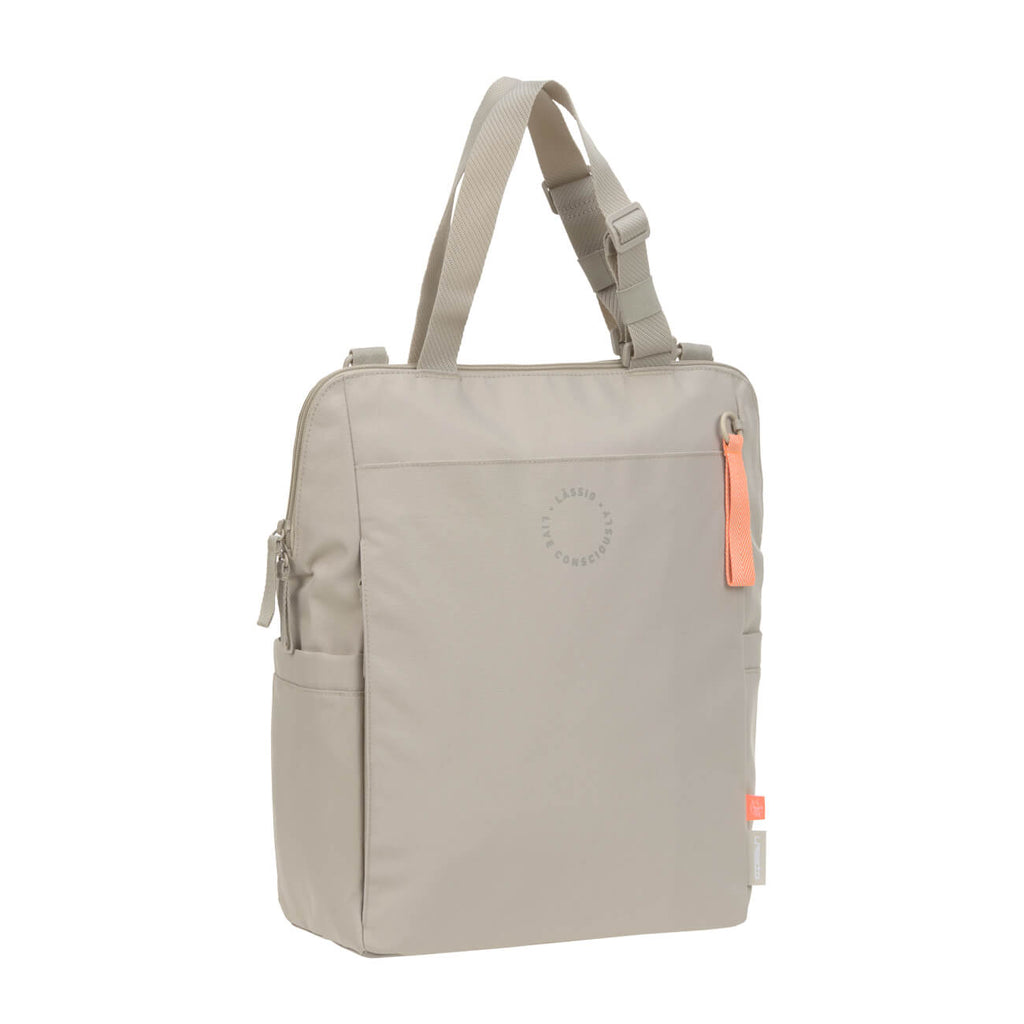 Mochila de Maternidade Lassig Conversion na cor bege, fotografia 8 de 8 do produto