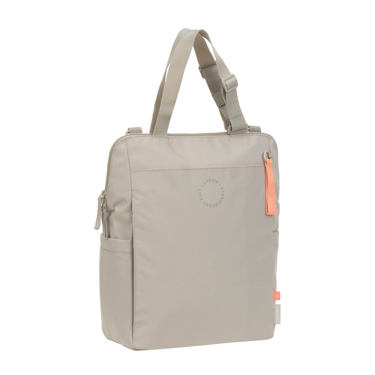 Mochila de Maternidade Lassig Conversion na cor bege, fotografia 8 de 8 do produto