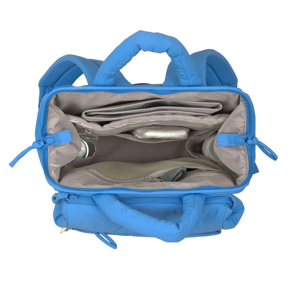 Mochila de Maternidade Lassig Minoa na cor azul, fotografia 3 de 8 do produto