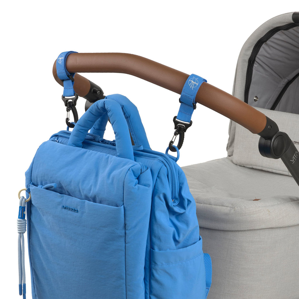 Mochila de Maternidade Lassig Minoa na cor azul, fotografia 7 de 8 do produto