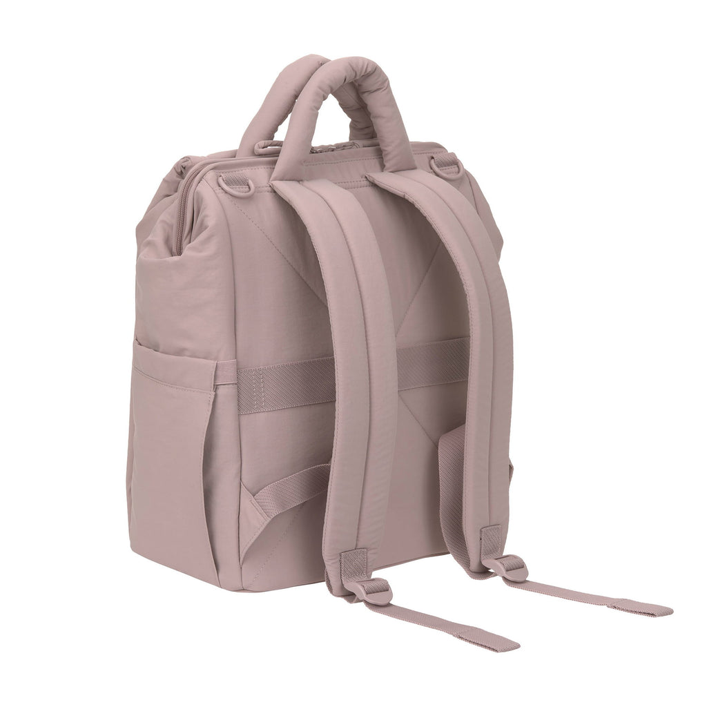 Mochila de Maternidade Lassig Minoa na cor rosa, fotografia 5 de 8 do produto