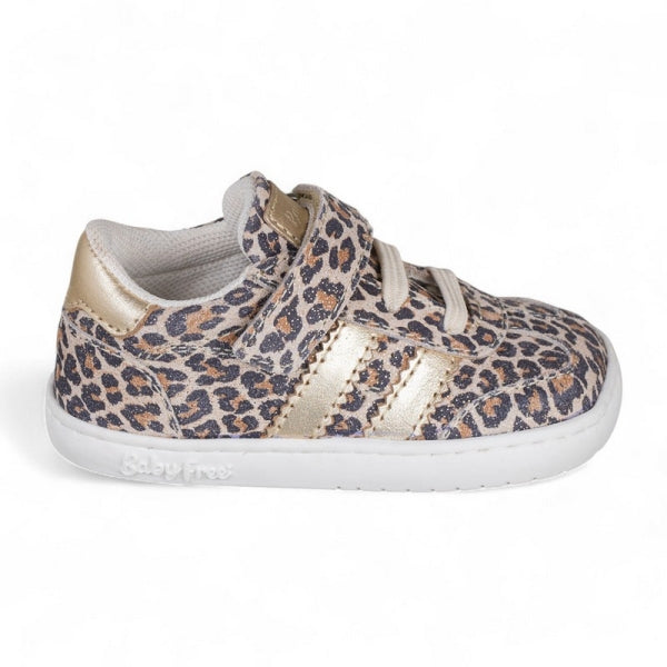 BabyFree Barefoot Zapatilla Animal Print con elásticos