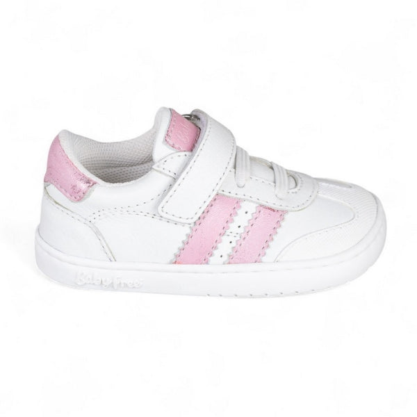 BabyFree Barefoot Zapatilla Blanca con elásticos