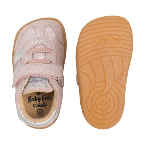 BabyFree Barefoot Sapatilha Rosa Brillo