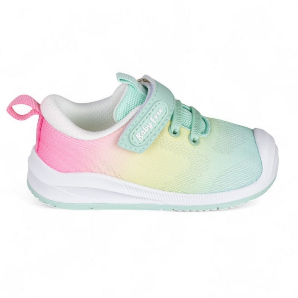 Sapatilha BabyFree Barefoot ArcoÍris
