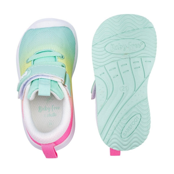 BabyFree Barefoot Sapatilha ArcoIris