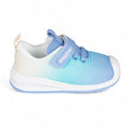 Sapatilha BabyFree Barefoot Branca - Azul