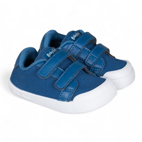 BabyFree Barefoot Sapatilha Lona Azul