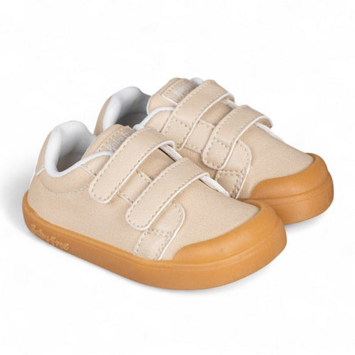 BabyFree Barefoot Sapatilha Lona Bege