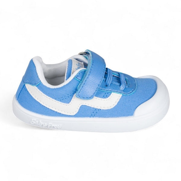 BabyFree Barefoot Sapatilha Lona de elásticos Azul