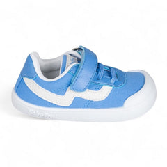 BabyFree Barefoot Sapatilha Lona de elásticos Azul