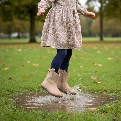 Botas Impermeables Chetto Barefoot - Texana TAUPE