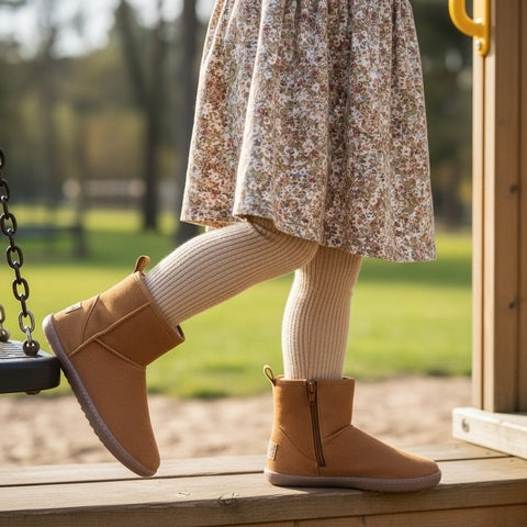 Chetto Barefoot Bota con pelo - Camel