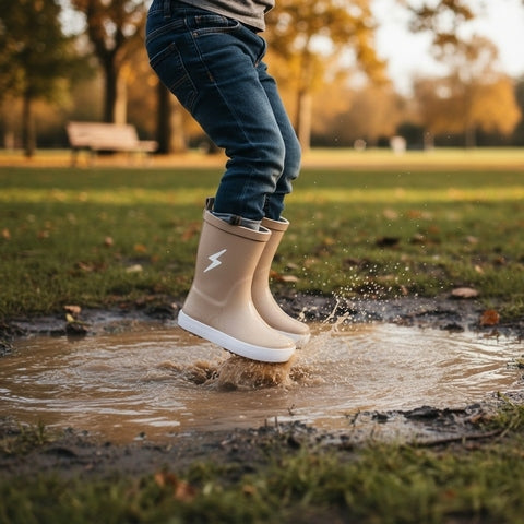 Chetto Rain Boots Beige