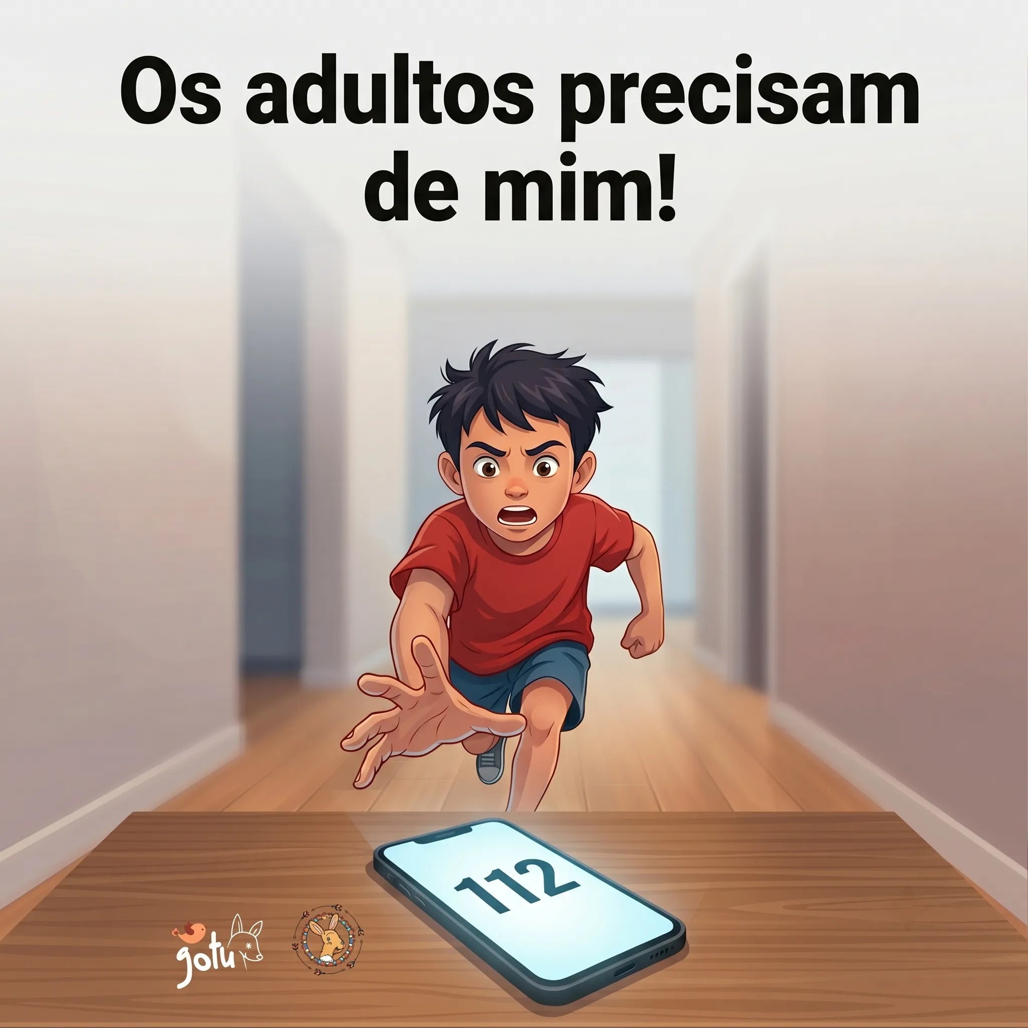 Mini Ebook - Os adultos precisam de mim! Chama o 112.