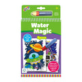 Frente da embalagem do livro Galt Water Magic Espaço para pintar com água, com a caneta incluída
