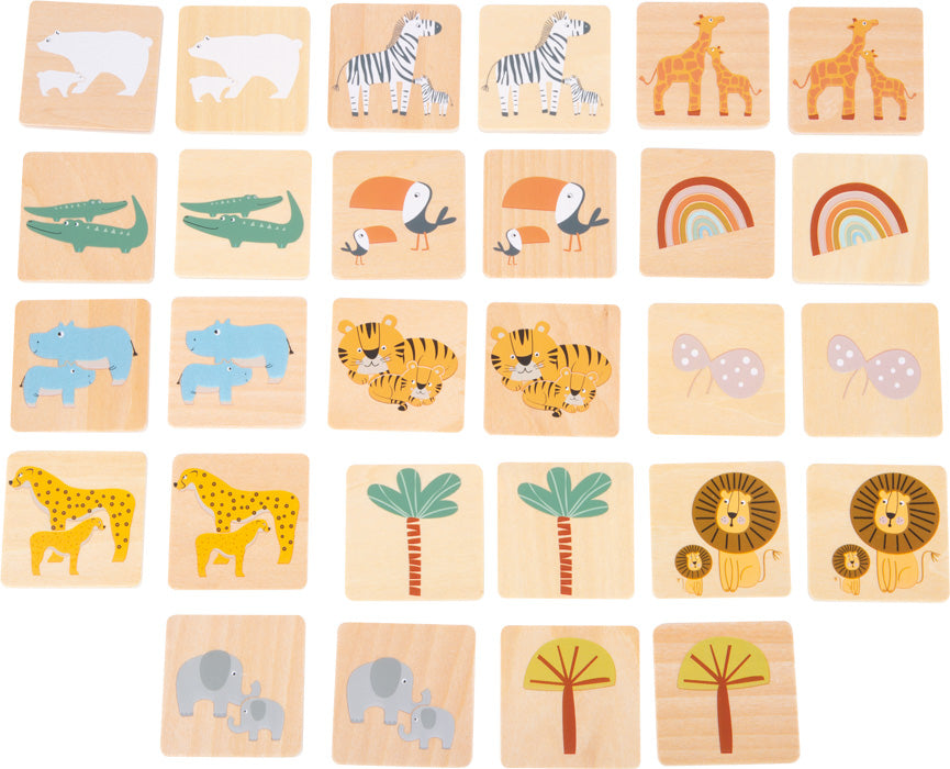 small foot - Safari memory game