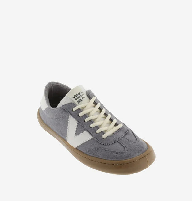 Zapatillas Victoria Barefoot OLMO para adultos (gris con purpurina)