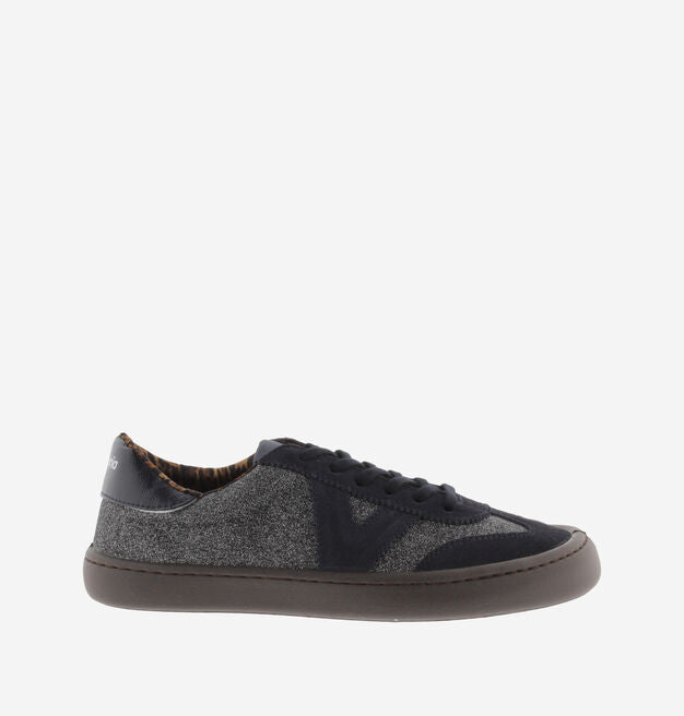 Victoria Barefoot OLMO Zapatillas adulto Ante y Glitter Antracita