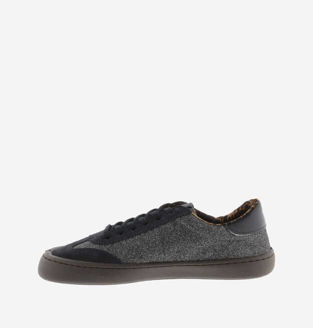 Victoria Barefoot OLMO Zapatillas adulto Ante y Glitter Antracita