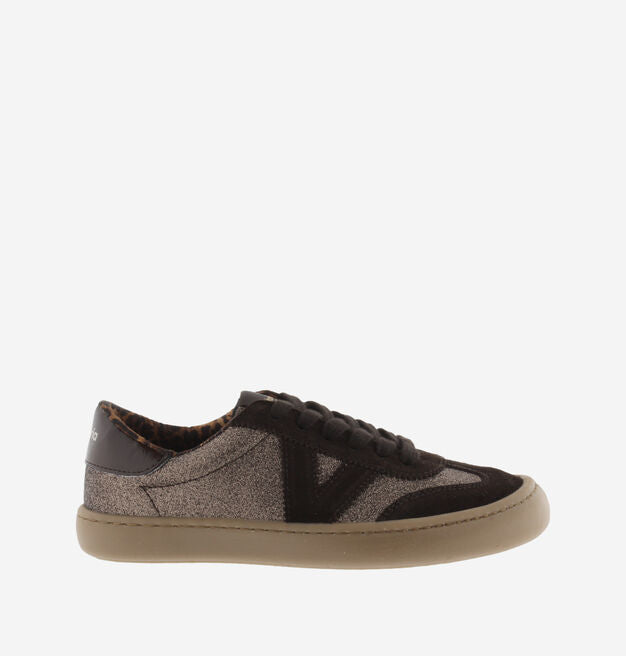 Victoria Barefoot OLMO Sapatilhas adulto Camurça e Glitter Marron